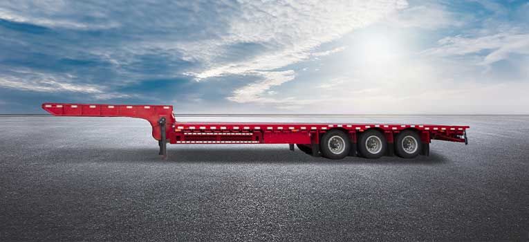 Alternate flatbed trailer angle