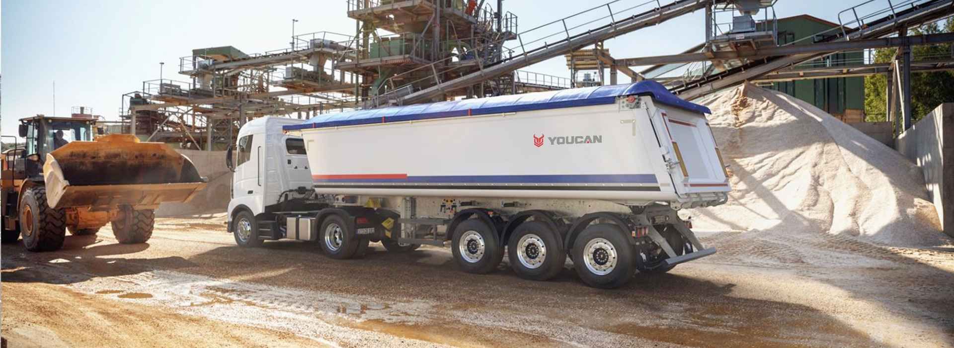 Representative bulk cement trailer image